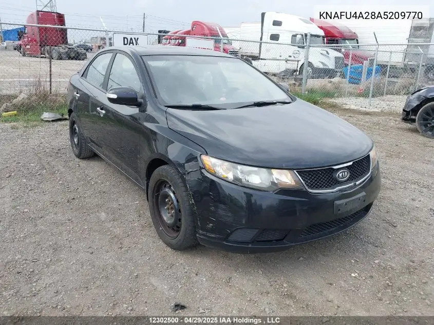 2010 Kia Forte Ex VIN: KNAFU4A28A5209770 Lot: 12302500