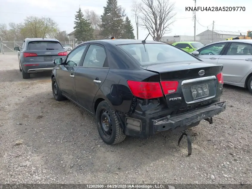 2010 Kia Forte Ex VIN: KNAFU4A28A5209770 Lot: 12302500