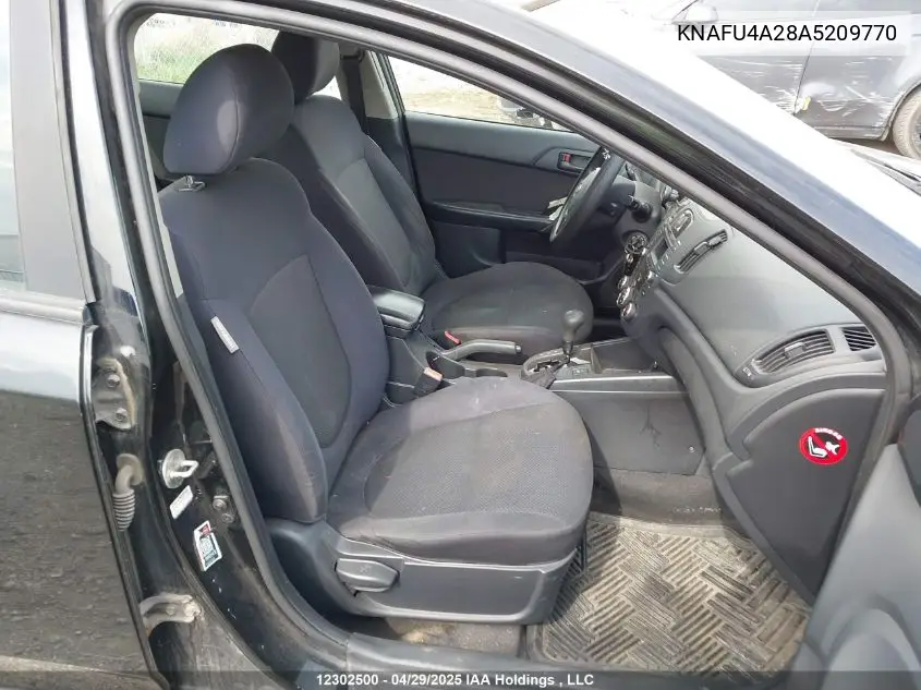 2010 Kia Forte Ex VIN: KNAFU4A28A5209770 Lot: 12302500
