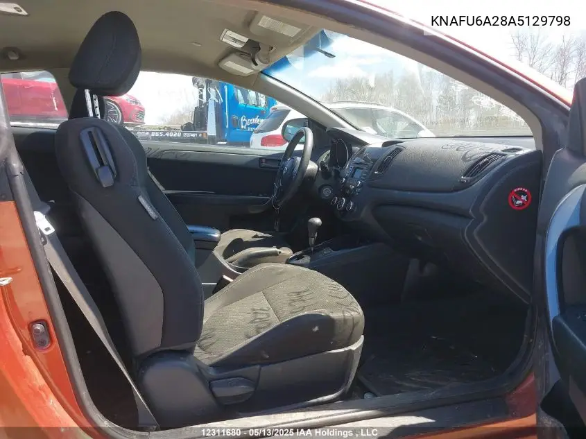 2010 Kia Forte Ex VIN: KNAFU6A28A5129798 Lot: 12311680