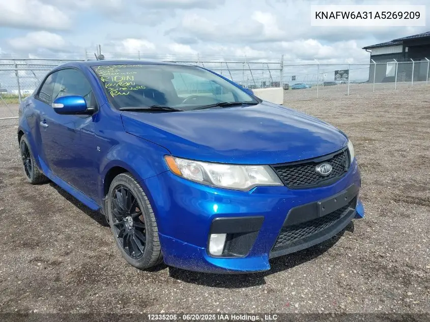 2010 Kia Forte Sx VIN: KNAFW6A31A5269209 Lot: 12335205