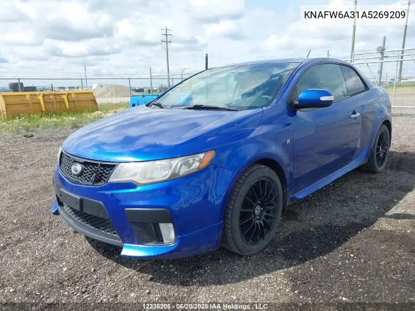 2010 Kia Forte Sx VIN: KNAFW6A31A5269209 Lot: 12335205