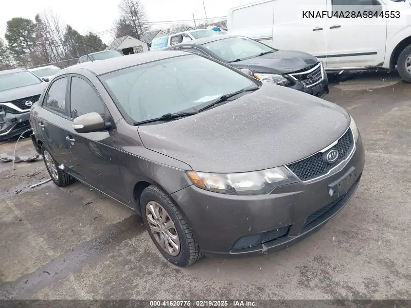 2010 Kia Forte Ex VIN: KNAFU4A28A5844553 Lot: 41620775