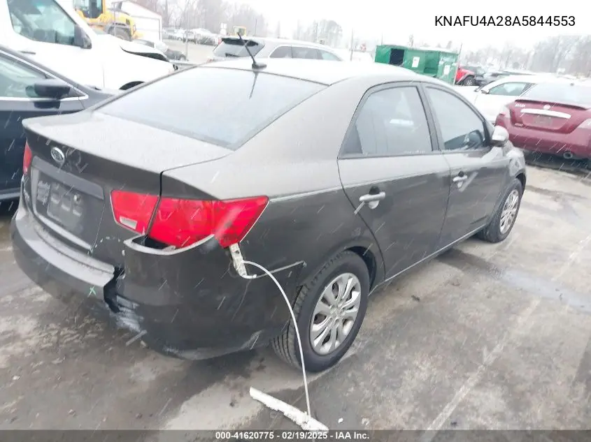 2010 Kia Forte Ex VIN: KNAFU4A28A5844553 Lot: 41620775