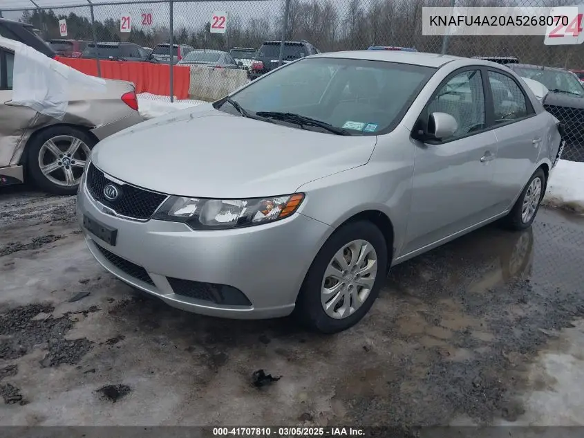 2010 Kia Forte Ex VIN: KNAFU4A20A5268070 Lot: 41707810