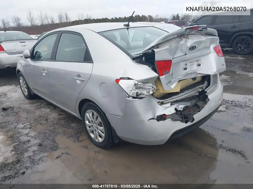 2010 Kia Forte Ex VIN: KNAFU4A20A5268070 Lot: 41707810