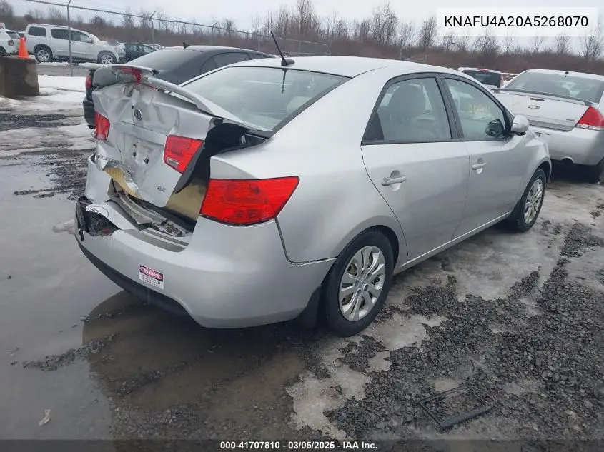 2010 Kia Forte Ex VIN: KNAFU4A20A5268070 Lot: 41707810