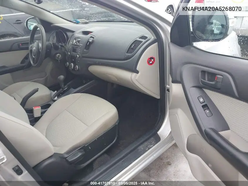 2010 Kia Forte Ex VIN: KNAFU4A20A5268070 Lot: 41707810