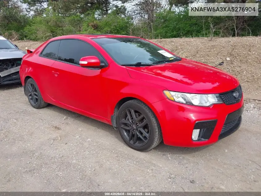 2010 Kia Forte Koup Sx VIN: KNAFW6A3XA5276904 Lot: 42026435