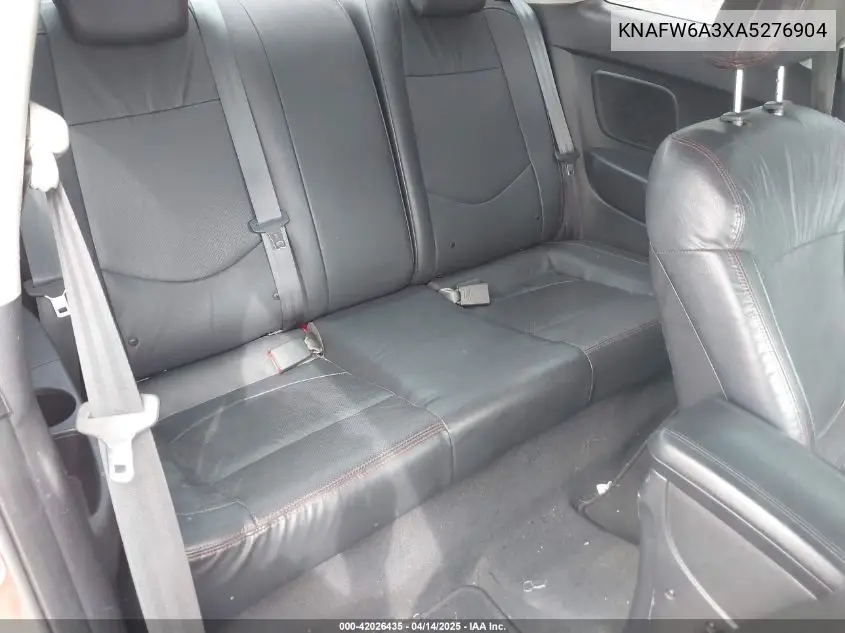 2010 Kia Forte Koup Sx VIN: KNAFW6A3XA5276904 Lot: 42026435