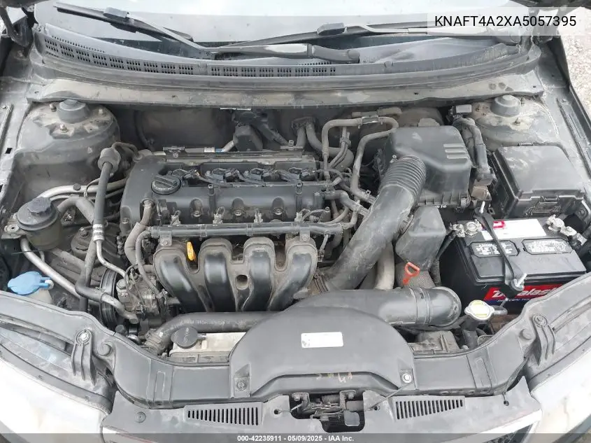 2010 Kia Forte Lx VIN: KNAFT4A2XA5057395 Lot: 42235911