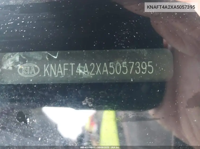 2010 Kia Forte Lx VIN: KNAFT4A2XA5057395 Lot: 42235911