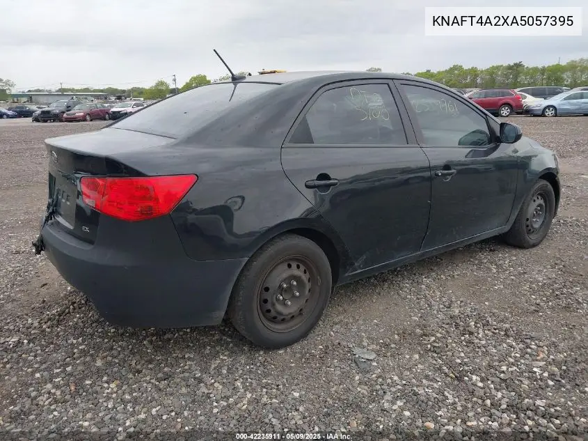 2010 Kia Forte Lx VIN: KNAFT4A2XA5057395 Lot: 42235911