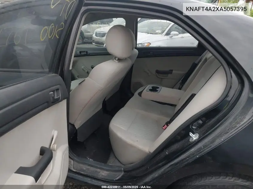 2010 Kia Forte Lx VIN: KNAFT4A2XA5057395 Lot: 42235911