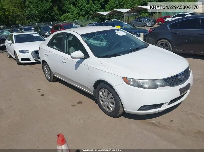 2010 Kia Forte Ex VIN: KNAFU4A29A5306170 Lot: 42582184