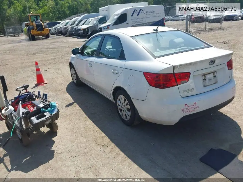 2010 Kia Forte Ex VIN: KNAFU4A29A5306170 Lot: 42582184