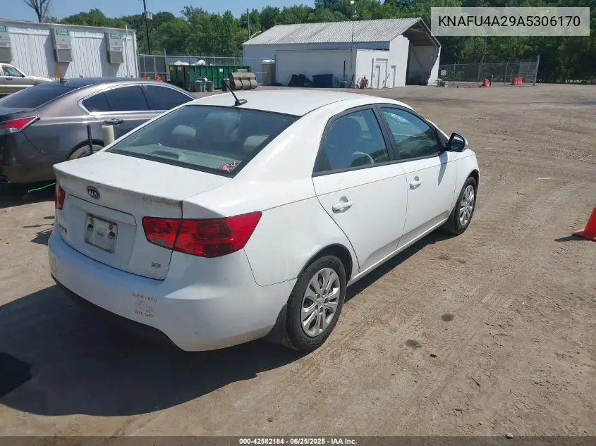 2010 Kia Forte Ex VIN: KNAFU4A29A5306170 Lot: 42582184