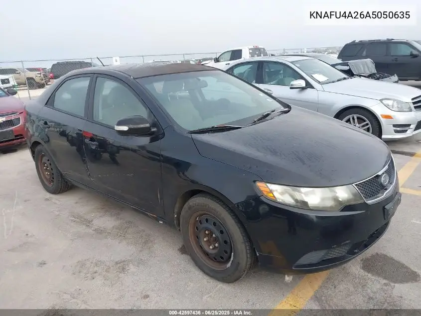 2010 Kia Forte Ex VIN: KNAFU4A26A5050635 Lot: 42597436
