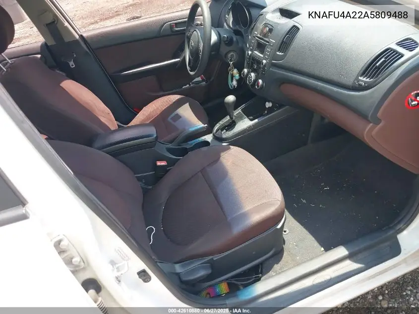 2010 Kia Forte Ex VIN: KNAFU4A22A5809488 Lot: 42610880