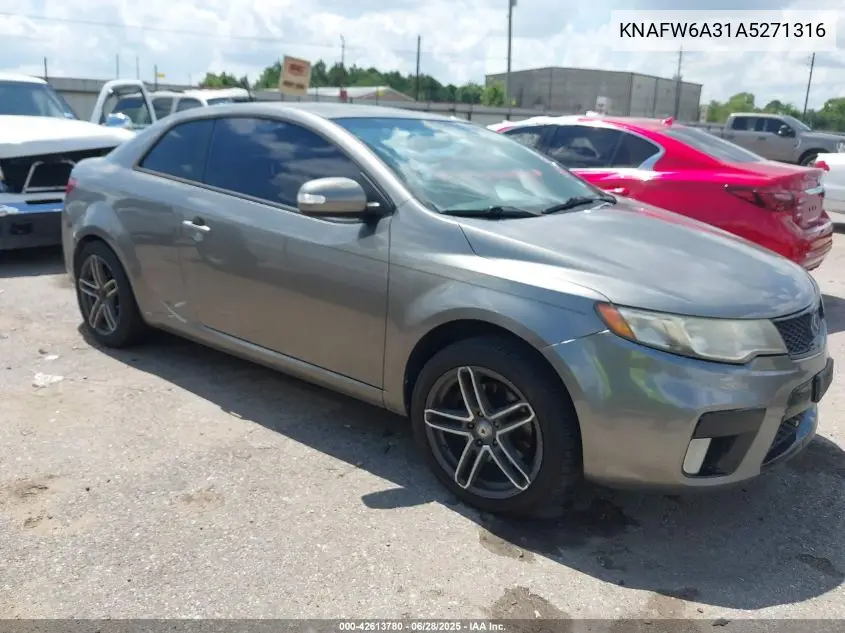 2010 Kia Forte Koup Sx VIN: KNAFW6A31A5271316 Lot: 42613780