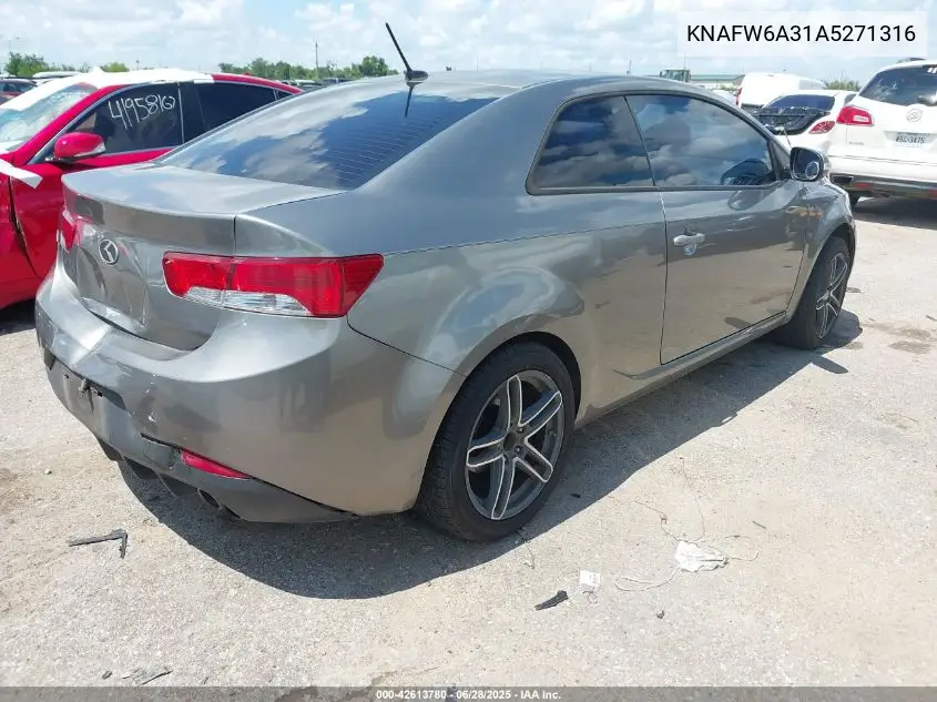 2010 Kia Forte Koup Sx VIN: KNAFW6A31A5271316 Lot: 42613780