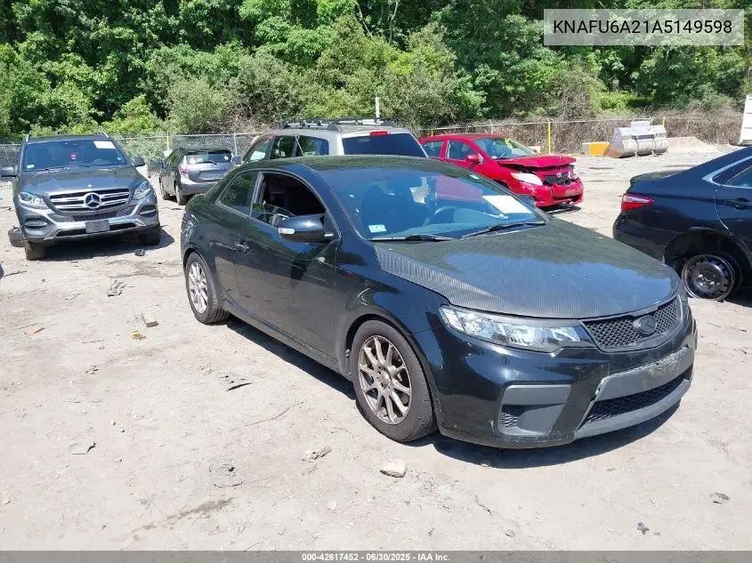 2010 Kia Forte Koup Ex VIN: KNAFU6A21A5149598 Lot: 42617452