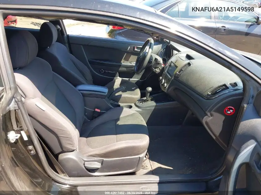 2010 Kia Forte Koup Ex VIN: KNAFU6A21A5149598 Lot: 42617452
