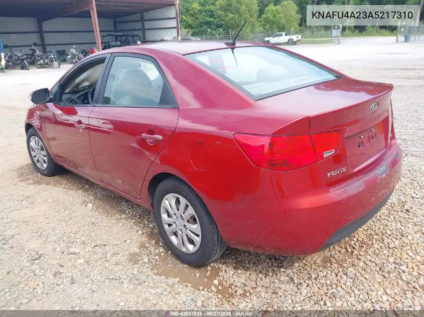 2010 Kia Forte Ex VIN: KNAFU4A23A5217310 Lot: 42627536