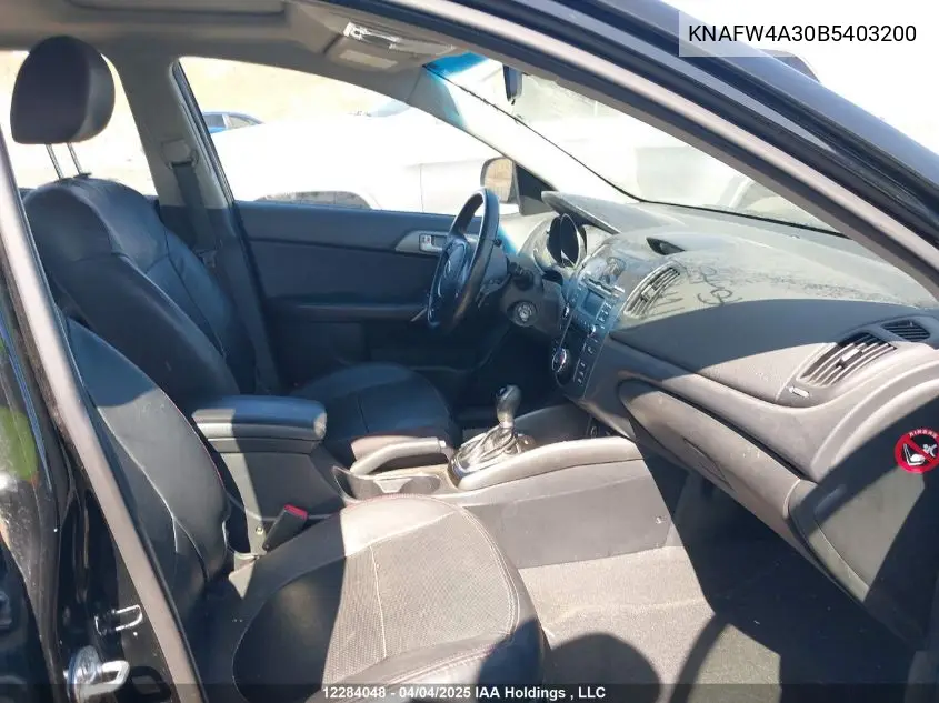 2011 Kia Forte VIN: KNAFW4A30B5403200 Lot: 12284048