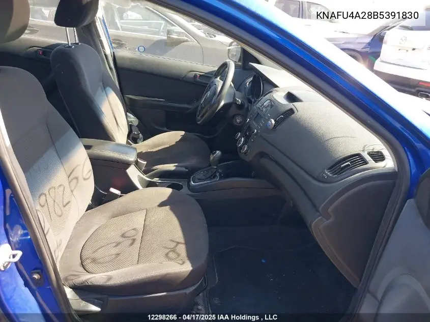 2011 Kia Forte Ex VIN: KNAFU4A28B5391830 Lot: 12298266