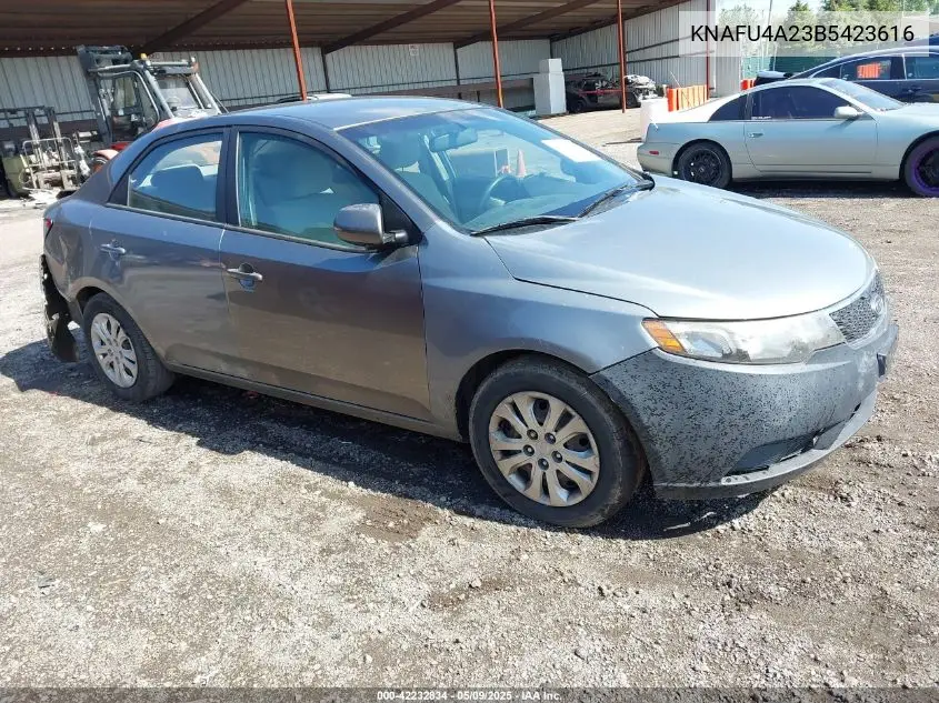 2011 Kia Forte Ex VIN: KNAFU4A23B5423616 Lot: 42232834