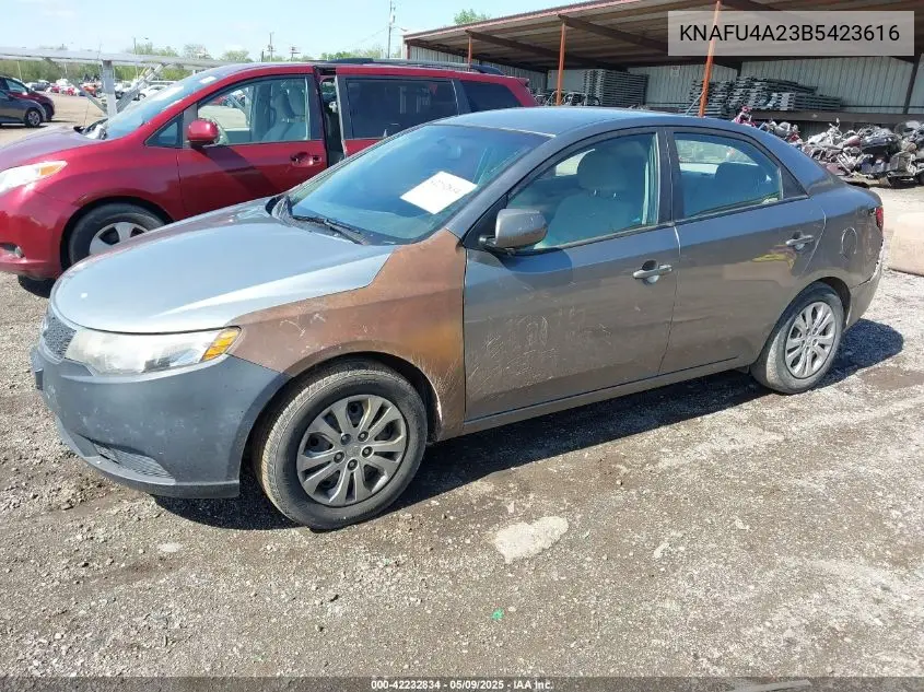 2011 Kia Forte Ex VIN: KNAFU4A23B5423616 Lot: 42232834