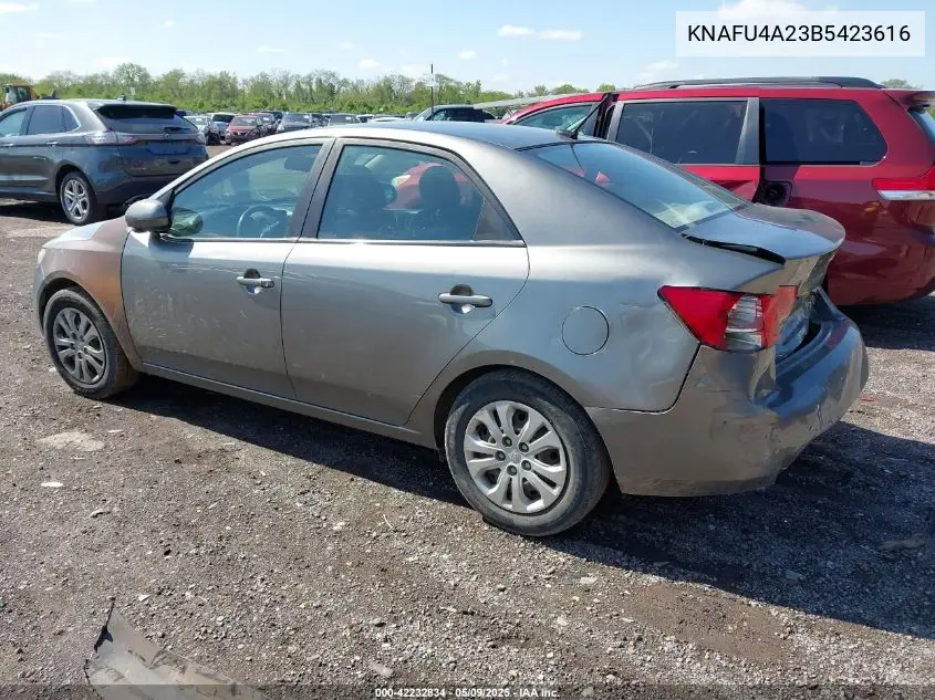2011 Kia Forte Ex VIN: KNAFU4A23B5423616 Lot: 42232834