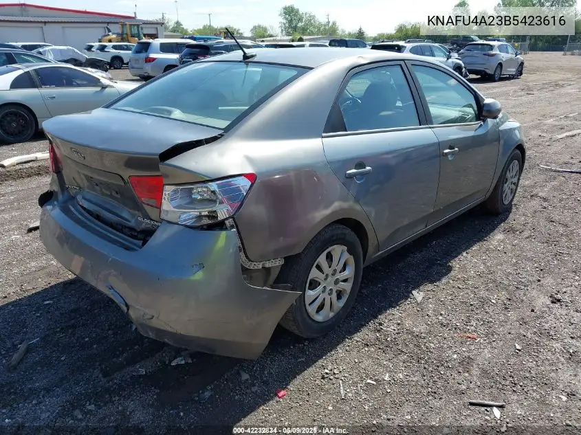 2011 Kia Forte Ex VIN: KNAFU4A23B5423616 Lot: 42232834