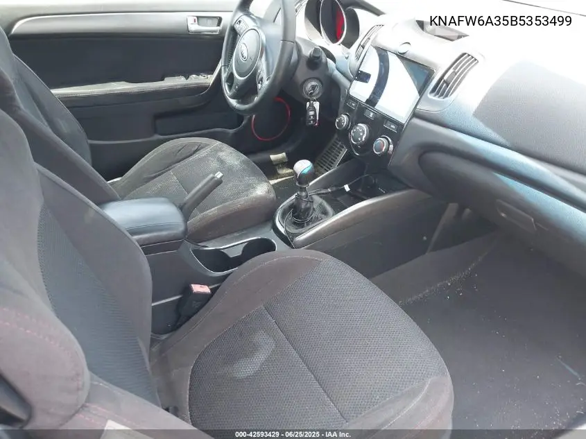 2011 Kia Forte Koup Sx VIN: KNAFW6A35B5353499 Lot: 42593429