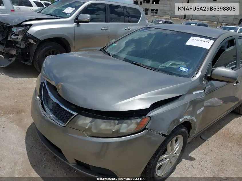 2011 Kia Forte Ex VIN: KNAFU5A29B5398808 Lot: 42605881