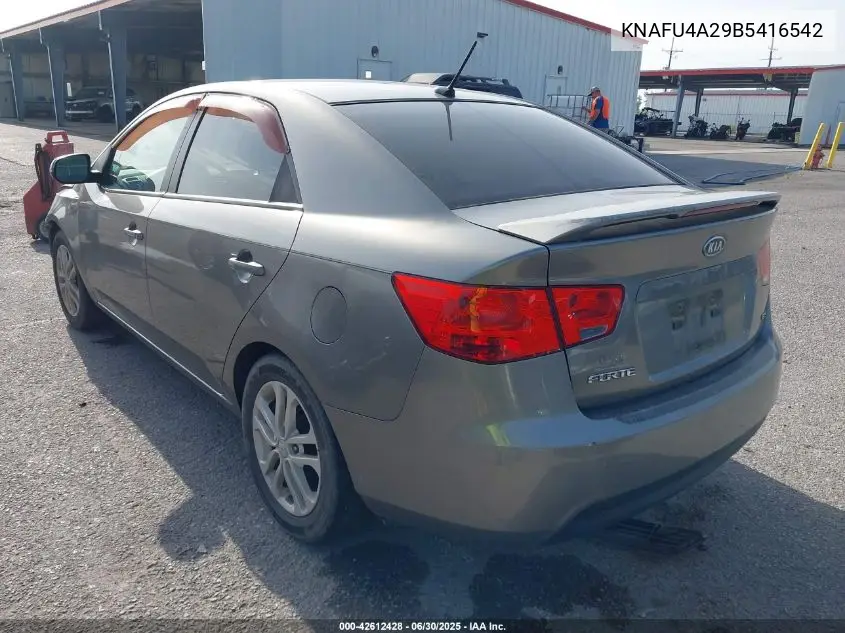 2011 Kia Forte Ex VIN: KNAFU4A29B5416542 Lot: 42612428