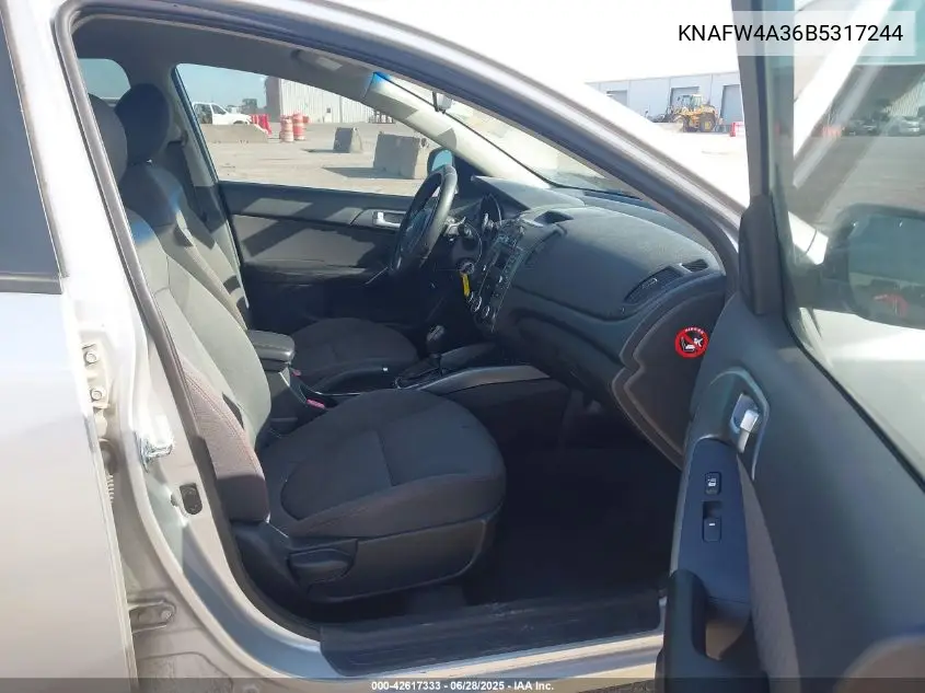 2011 Kia Forte Sx VIN: KNAFW4A36B5317244 Lot: 42617333