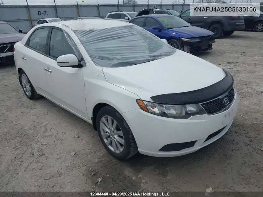 2012 Kia Forte 2.0L Ex VIN: KNAFU4A25C5630106 Lot: 12304440