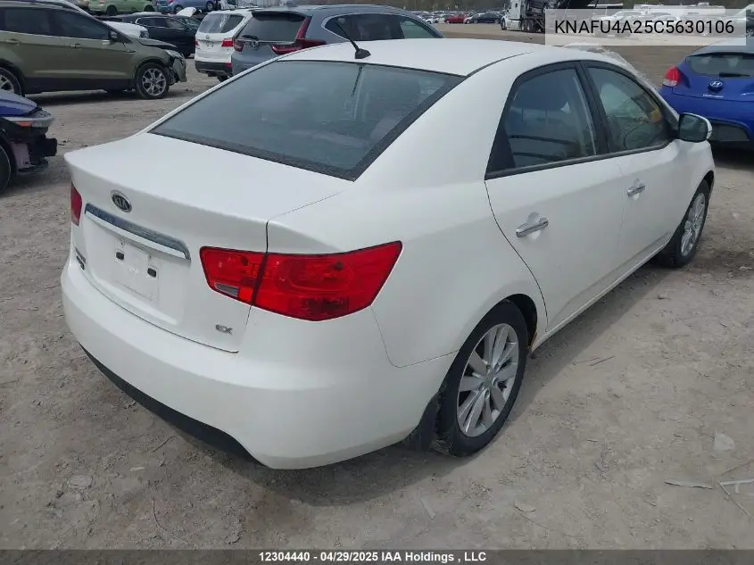 2012 Kia Forte 2.0L Ex VIN: KNAFU4A25C5630106 Lot: 12304440