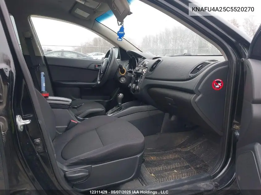 2012 Kia Forte 2.0L Ex VIN: KNAFU4A25C5520270 Lot: 12311429