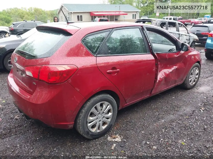 2012 Kia Forte Ex VIN: KNAFU5A23C5577718 Lot: 42235981