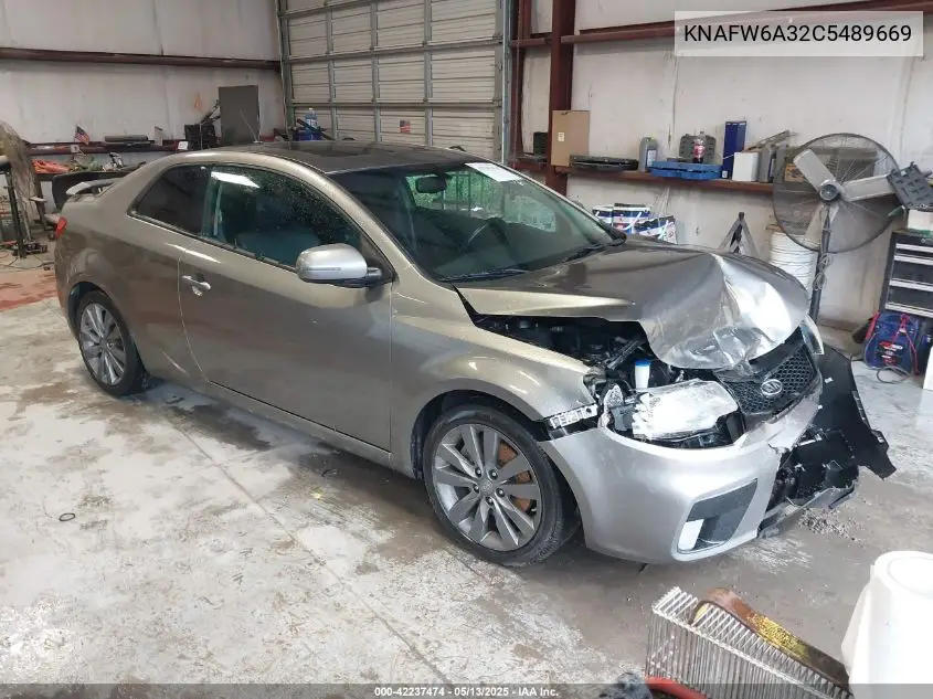 2012 Kia Forte Koup Sx VIN: KNAFW6A32C5489669 Lot: 42237474