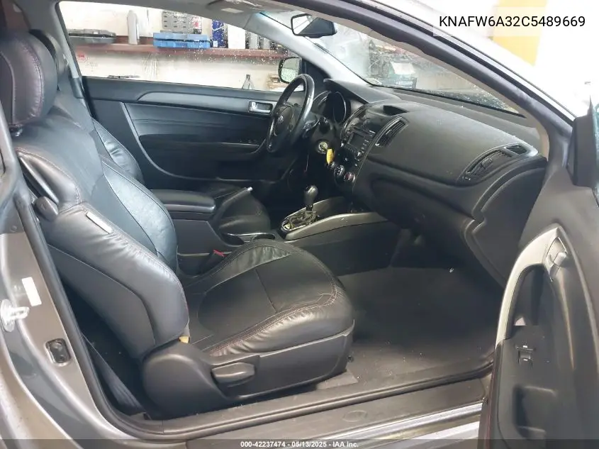 2012 Kia Forte Koup Sx VIN: KNAFW6A32C5489669 Lot: 42237474