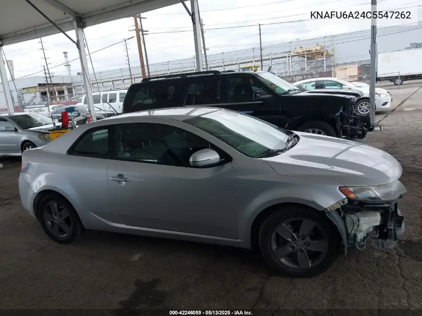 2012 Kia Forte Koup Ex VIN: KNAFU6A24C5547262 Lot: 42246059