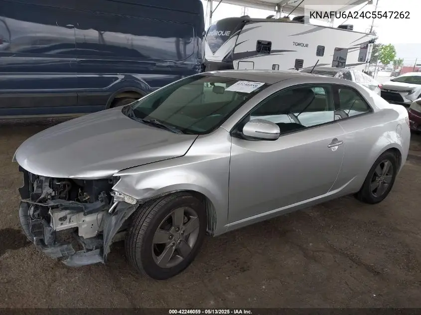 2012 Kia Forte Koup Ex VIN: KNAFU6A24C5547262 Lot: 42246059