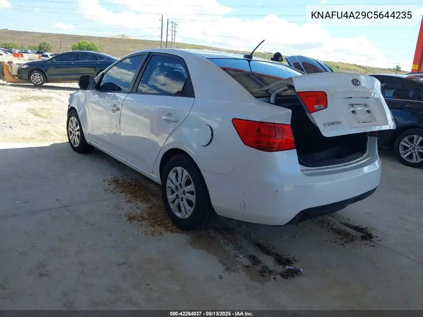 2012 Kia Forte Ex VIN: KNAFU4A29C5644235 Lot: 42264037