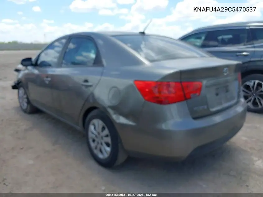 2012 Kia Forte Ex VIN: KNAFU4A29C5470537 Lot: 42569961