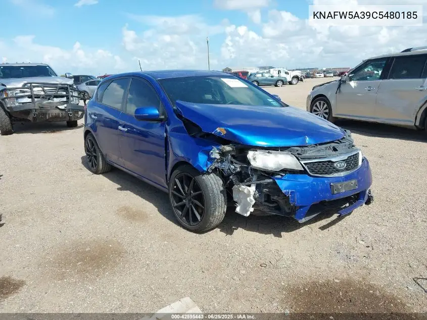 2012 Kia Forte Sx VIN: KNAFW5A39C5480185 Lot: 42595443
