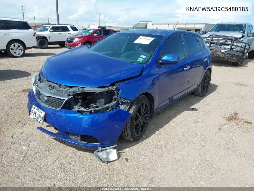 2012 Kia Forte Sx VIN: KNAFW5A39C5480185 Lot: 42595443